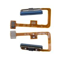 Шлейф для Xiaomi 11 Lite 5G NE (2109119DG) сканер отпечатка пальцев Голубой