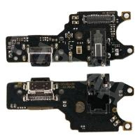 Шлейф для Xiaomi Redmi Note 9 (M2003J15SC) плата системный разъем/разъем гарнитуры/микрофон