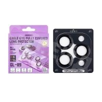 Защитное стекло линзы камеры Remax GL-89 для iPhone 15 Pro/15 Pro Max (комплект 3 шт.) Черный