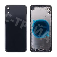Корпус для iPhone Xr (1 Sim) Черный