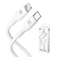Кабель Type-C - Lightning BC X81 Soft (PD) Белый