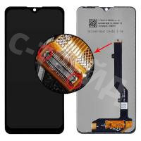 Дисплей для ZTE Blade 20 Smart V2050 в сборе с тачскрином Черный - Оптима