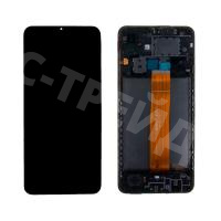 Дисплей для Samsung Galaxy A02 (A022G) модуль с рамкой Черный - OR (SP)