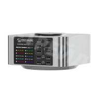 Зарядная станция Mechanic X Power (150W, 10 портов, 5USB-QC3.0/5Type-C-PD, Qi 15W, LCD)
