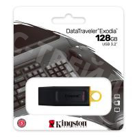 USB-флеш (USB 3.2) 128GB Kingston DataTraveler Exodia Черный