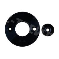 Стекло камеры для Xiaomi Redmi A3/Poco C61 (23129RN51X/2312BPC51X) (комплект 2 шт.) Черный