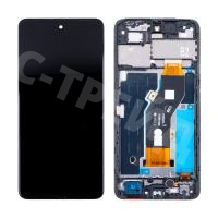 Дисплей для Tecno Spark Go 2024 (BG6) модуль с рамкой Черный - OR