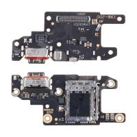 Шлейф для Xiaomi Redmi Note 13 Pro 5G (2312DRA50C/2312CRAD3C/2312DRA50G/2312DRA50I) плата на системный разъем/разъем SIM/микрофон - Премиум