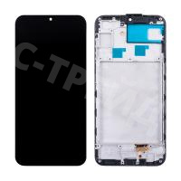 Дисплей для Samsung Galaxy A24 4G (A245F) модуль с рамкой Черный - (OLED) (Full Size)