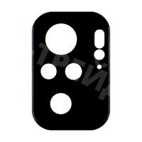 Защитное стекло камеры для Xiaomi Redmi Note 10/10S Черный