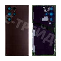 Задняя крышка для Samsung Galaxy S22 Ultra (S908B) Бордовый - OR
