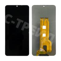 Дисплей для Realme C61 (RMX3930) в сборе с тачскрином Черный - Оптима