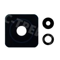 Стекло камеры для Xiaomi 12T (22071212AG) (комплект 3 шт.) Черный