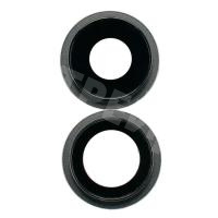 Стекло камеры для iPhone 11 (комплект 2 шт.) Черный