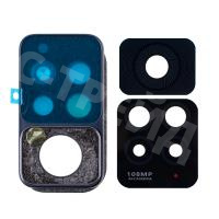 Стекло камеры для Xiaomi Redmi Note 11 Pro 4G (2201116TG) в сборе с рамкой Черный