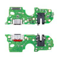 Шлейф для OPPO A18 (CPH2591) плата на системный разъем/разъем гарнитуры/микрофон