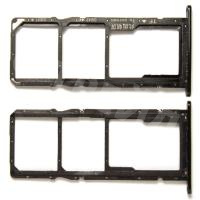 Держатель SIM для Huawei Honor 7A/7A Pro/9S/Y6 2018 (DUA-L22/AUM-L29/ATU-L31) Черный