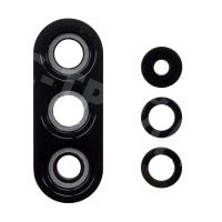 Стекло камеры для Samsung Galaxy A56 5G (A566B) в сборе с рамкой Черный