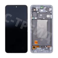 Дисплей для Samsung Galaxy A56 5G (A566B) модуль с рамкой Черный - (OLED) (Full Size)