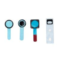 Наклейка (пыльник) передней камеры и датчиков на дисплей для iPhone 13/13 mini/13 Pro/13 Pro Max (комплект 4 шт.)
