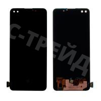 Дисплей для OPPO Reno 4 Lite (CPH2125) в сборе с тачскрином Черный - (OLED)
