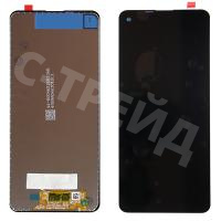 Дисплей для Samsung Galaxy A21s (A217F) в сборе с тачскрином Черный - Оптима