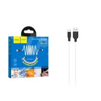 Кабель USB - Type-C Hoco X21 Plus (3A, силикон, термостойкий) Белый