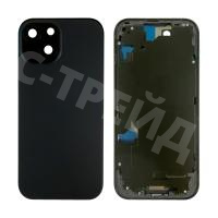 Корпус для iPhone 15 (A3090) (1 Sim) Черный - Премиум