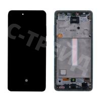 Дисплей для Samsung Galaxy A52/A52 5G/A52s 5G (A525F/A526B/A528B) модуль с рамкой Синий - OR (SP)