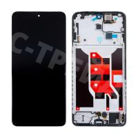 Дисплей для OPPO Reno 12 F 4G (CPH2687) модуль с рамкой Черный - (OLED)