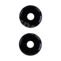 Стекло камеры для Xiaomi Poco M7 Pro 5G (2409FPCC4G) (комплект 2 шт.) Черный