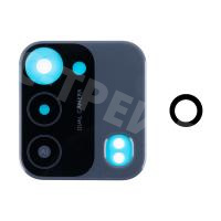 Стекло камеры для Tecno Spark 8C (KG5n) (комплект 2 шт.) Черный