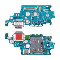 Шлейф для Samsung Galaxy S21+ (G996U/America/EU version) плата системный разъем/разъем SIM/микрофон - Премиум