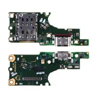 Шлейф для Huawei Honor 50 Lite/Nova 8i (NTN-LX1/NEN-LX1) плата на системный разъем/разъем SIM/микрофон - Премиум