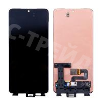 Дисплей для Samsung Galaxy S21 (G991B) в сборе с тачскрином Черный - OR (SP)