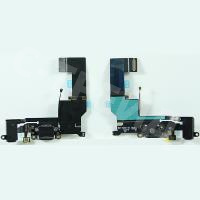 Шлейф для iPhone SE на системный разъем/разъем гарнитуры/микрофон Черный