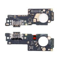 Шлейф для Xiaomi Poco M4 5G (MZB0BF9RU/22041219PG) плата системный разъем/микрофон - Премиум