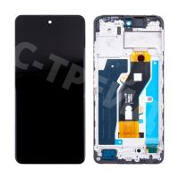 Дисплей для Tecno Spark 20 (KJ5) модуль с рамкой Черный - OR