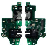 Шлейф для Huawei Honor 10i/20e (HRY-LX1T) плата на системный разъем/разъем гарнитуры/микрофон