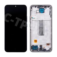 Дисплей для Samsung Galaxy A34 5G (A346B) модуль с рамкой Черный - (OLED) (Full Size)