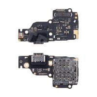 Шлейф для Xiaomi Redmi Note 13 4G (23129RAA4G/23124RA7EO/23129RA5FL) плата системный разъем/разъем SIM/микрофон - Премиум