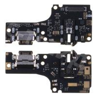 Шлейф для Xiaomi Redmi Note 10S/Poco M5s (M2101K7BNY/2207117BPG) плата системный разъем/разъем гарнитуры/микрофон - Премиум