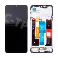 Дисплей для Realme C35 (RMX3511) модуль с рамкой Черный - OR