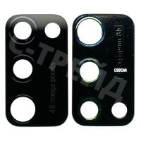 Стекло камеры для Samsung Galaxy A41 (A415F) Черный