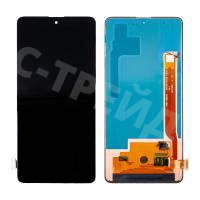 Дисплей для Samsung Galaxy Note 10 Lite (N770F) в сборе с тачскрином Черный - (OLED) (Full Size)