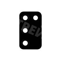 Стекло камеры для Samsung Galaxy A02s/A03s (A025F/A037F) Черный