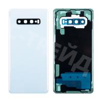 Задняя крышка для Samsung Galaxy S10+ (G975F) Белый - Премиум
