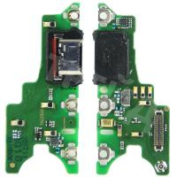 Шлейф для Huawei Honor 20/20 Pro/Nova 5T (YAL-L21/YAL-L41/Yale-L71A) плата на системный разъем/микрофон - Премиум