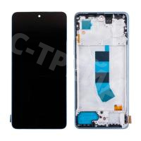 Дисплей для Xiaomi Redmi Note 13 4G (23129RAA4G/23124RA7EO/23129RA5FL) модуль с рамкой Синий - (In-Cell)