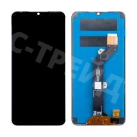 Дисплей для Tecno Spark 7 (KF6n) в сборе с тачскрином Черный - OR